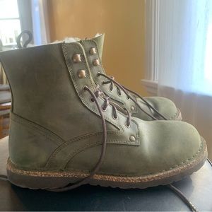 Birkenstock Bryson Shearling Boot- Hunter Green- Sz 40 Eu/ 9-9.5 US women’s